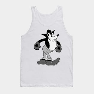 Crash Bandicoot Cuphead 1930s rubberhose style Tank Top